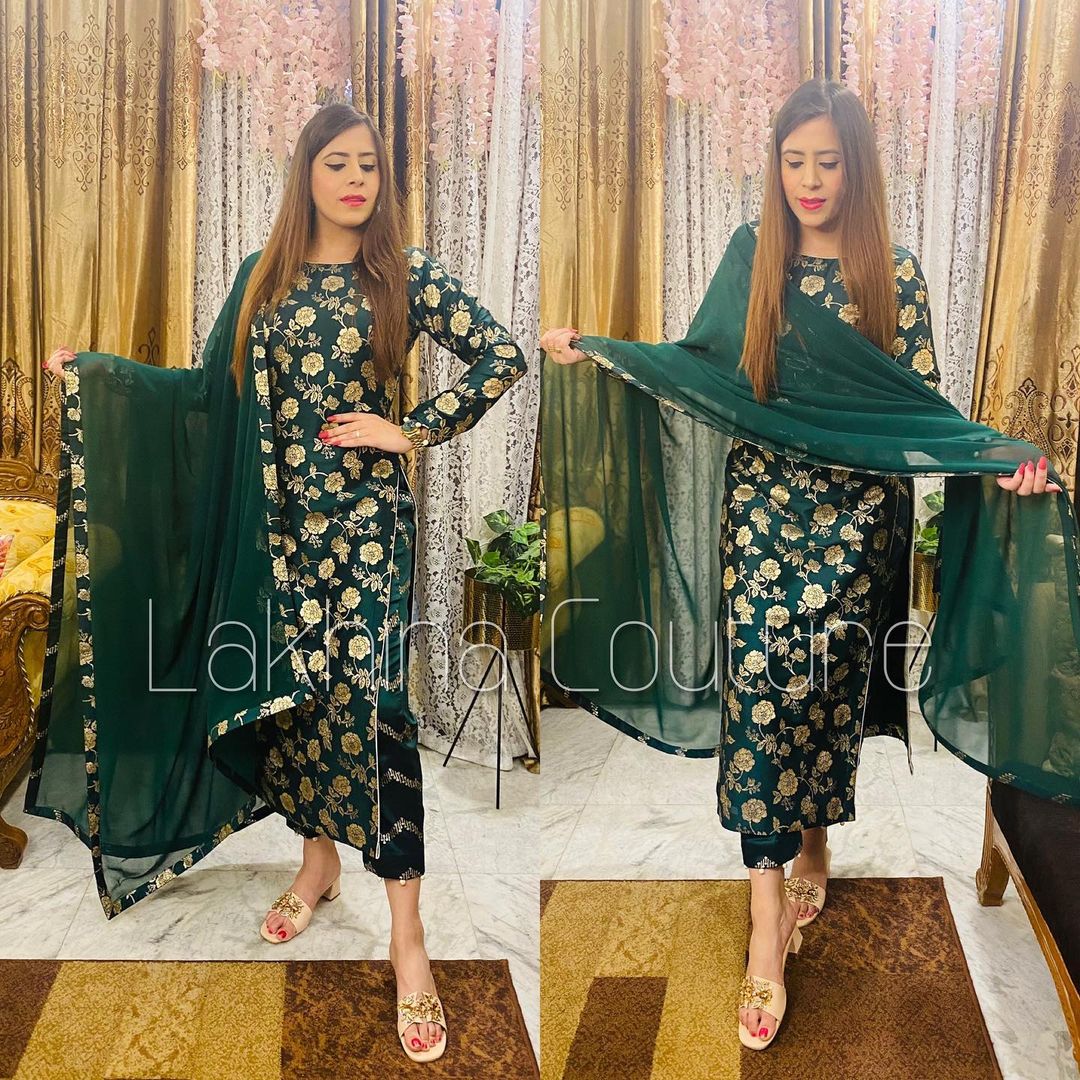 Punjabi hot sale banarsi suit