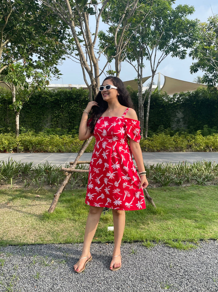 Red Beach Dress