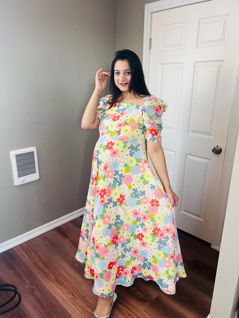 Maternity Floral Maxi