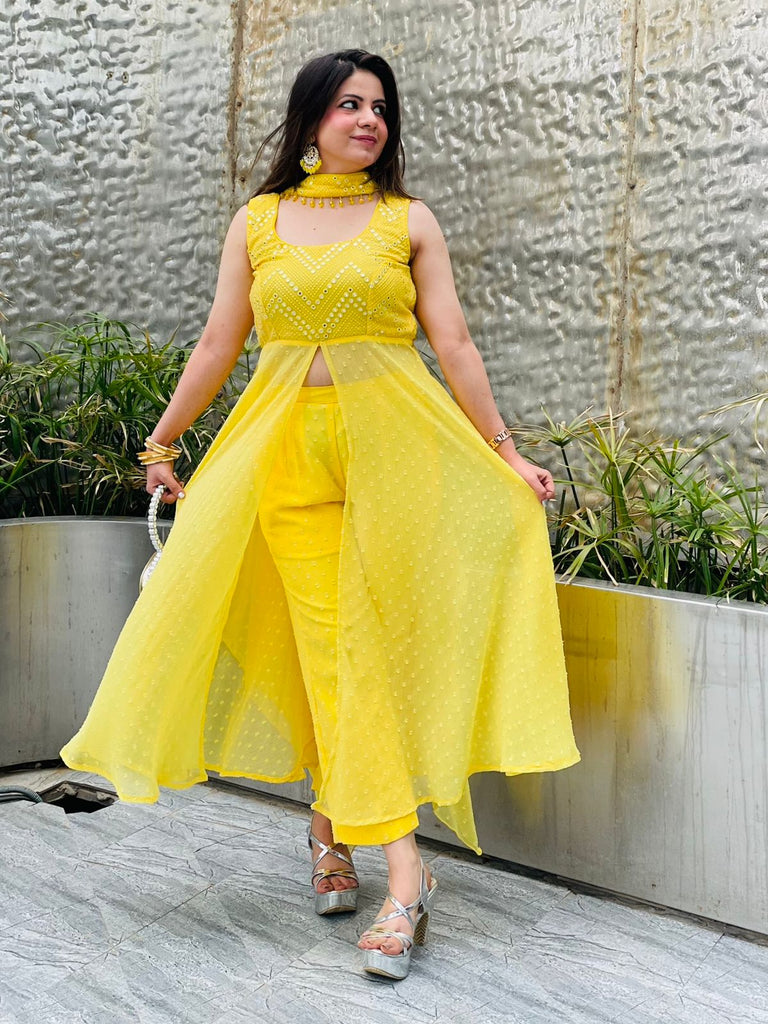 Yellow Rakhi Special Suit