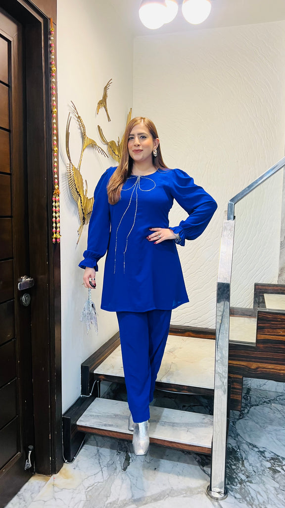 Royal Blue Bow Co-Ord