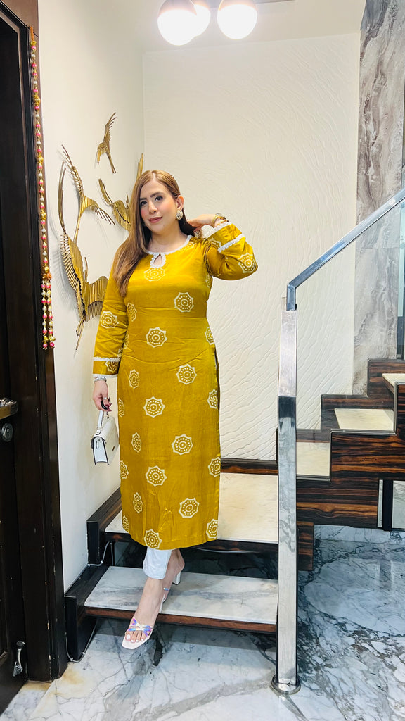 Sunshine Batik Kurti