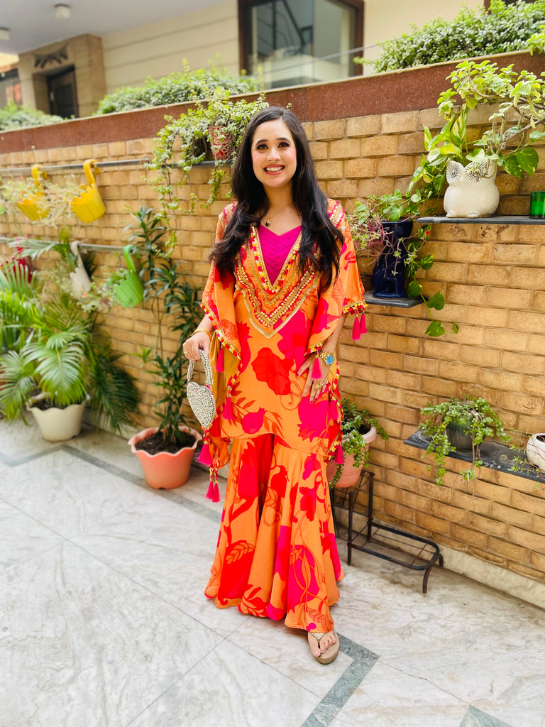 Mustard Mehendi Garara Co-Ord