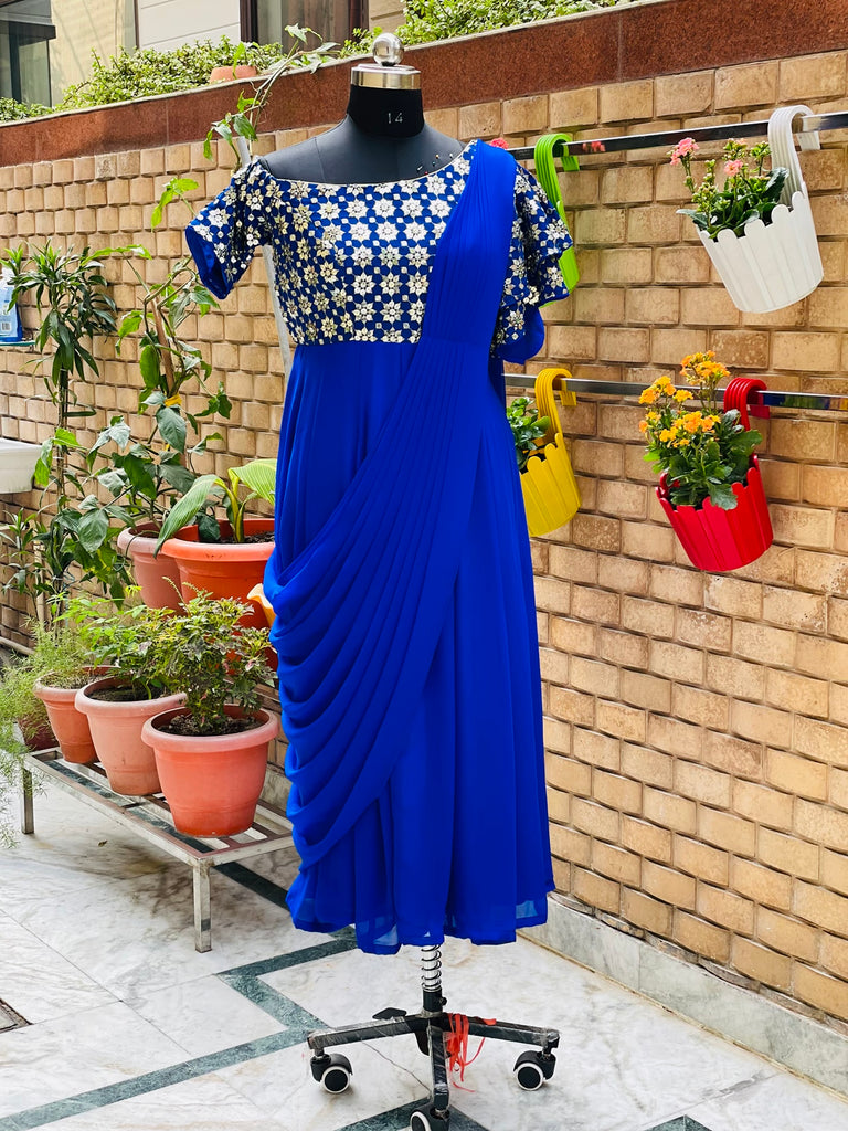 Draped sarees | Women's Designer Fashion | Shop Online at Ogaan.com