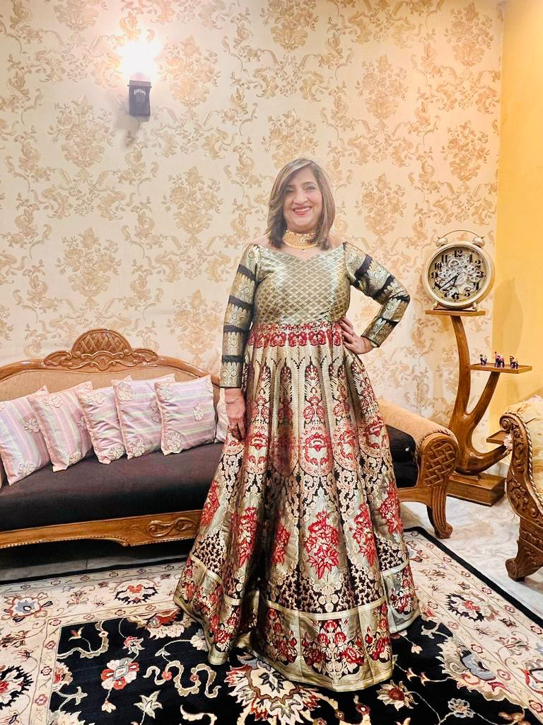 Banarasi Lohri Gown